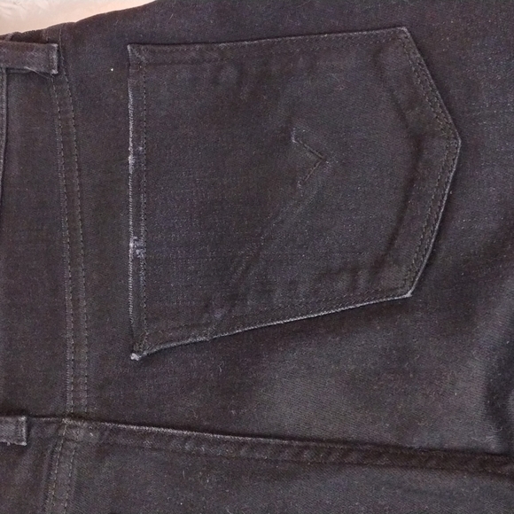 Hudson Los Angeles Barbara Super Skinny High Rise Black Five Pocket Color Jean - Picture 11 of 15